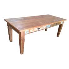 Mesa Lewis Em Madeira De Demolição - Cód 723