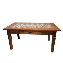 Mesa Mia Em Madeira De Demolição - Cód 1080