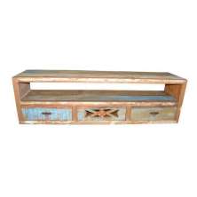 Rack Carambola Em Madeira De Demolição - Cód 1092