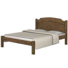 Cama Casal Maia Castanho Fosco