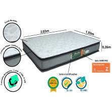 Colchão Espuma Becflex Titan Pillow King 1,93 m Firme