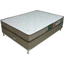 Conjunto Box Completo Casal Becflex Titan Mag Gold 1,38 x 1,88 x 0,58 (Cama Box + Colchão)