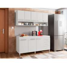 Cozinha Completa Grecia Branco Bela Casa