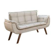 Namoradeira Opala 2 Lugares - Suede Bege