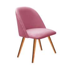 Poltrona Decorativa Gaia - Suede Rosa
