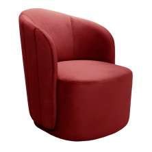 Poltrona Decorativa Stela - Suede Bordô
