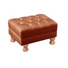 Puff Decorativo Capitonê Chesterfield - Couríssimo Caramelo