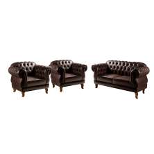 Sofá Chesterfield Capitonê 2 Lugares E 2 Poltronas Duquesa Para Sala Recepção - Couríssimo Café