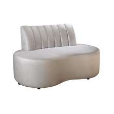 Sofá Doha Cor:Suede Bege Claro 080