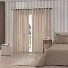 Cortina com Ilhós Pantex 170x300 cm Bege