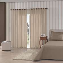 Cortina com Ilhós Pantex 230x360 cm Bege