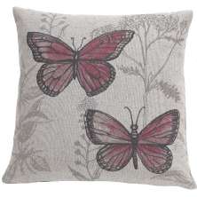 Almofada Panamá Retro com Enchimento 45x45cm Butterfly