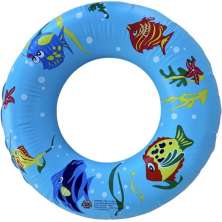 Boia Redonda Fundo do Mar Infantil 60cm Azul