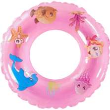 Boia Redonda Fundo do Mar Infantil 60cm Rosa