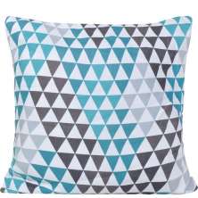 Capa de Almofada Digital Print Suede Geometric 45x45cm Verde