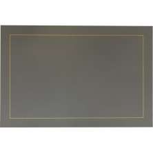 Jogo 2 Americano Classic PU 45x30cm Chumbo