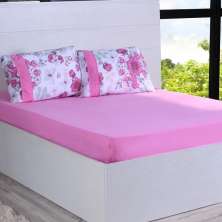 Jogo de Cama Casal Malha 100% Algodão Bella Cama