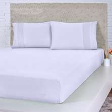 Jogo de Cama Queen Malha 100% Algodão Bella Cama