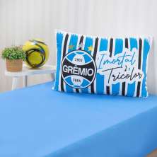 Jogo de Cama Solteiro 2 Pçs Clubes de Futebol Grêmio