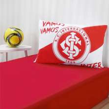 Jogo de Cama Solteiro 2 Pçs Clubes de Futebol Internacional
