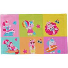 Kit 3 Toalha Lancheira Escolar Infantil kids 27x47cm Meninas