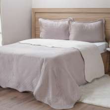 Kit Cobre Leito King Ultra Lisse Lisa New 250x270cm Malva