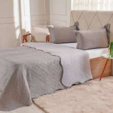 Kit Cobre Leito King Ultra Lisse Lisa New 250x270cm Roccia