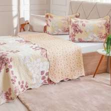 Kit Cobre Leito Solteiro Ultra Lisse New 160x220cm Aquarelle