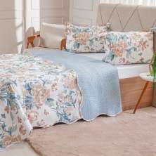 Kit Cobre Leito Solteiro Ultra Lisse New 160x220cm Butterfly