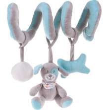 Móbile para Berço Fleece 18x30cm Cachorrinho Azul