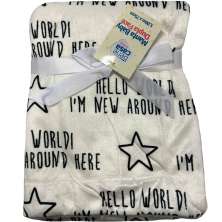 Manta Bebê Dupla Face Oportunity Sherpa e Flannel Fleece 100x75