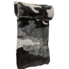 Manta Cobertor Microfibra Colors 70x100 Bene Casa Cinza Militar