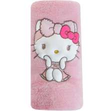 Manta com Aplique Flannel Fleece Turma da Hello Kitty 100x75 Hello Kitty