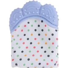 Mordedor Luvinha para Bebê Silicone e Poliéster Azul