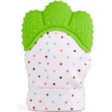 Mordedor Luvinha para Bebê Silicone e Poliéster Verde