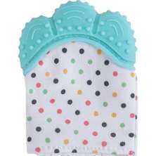 Mordedor Luvinha para Bebê Silicone e Poliéster Verde Claro