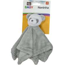 Naninha para Bebê Soninho Encantado 27x27cm Guaxinim Cinza