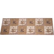 Passadeira de Cozinha Colori Antiderrapante 40x120cm Coffe