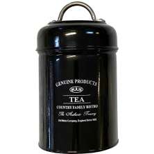 Pote Classic Black Chá Aço Esmaltado com Tampa 900ml Preto