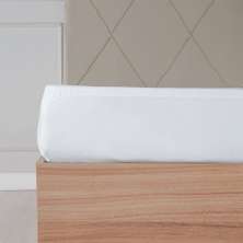 Protetor de Colchão Solteiro Impermeável Microfibra 88x188x35cm Branco