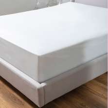 Protetor de Colchão Solteiro Impermeável Prático 88x188x30cm Branco