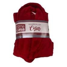 Roupão Plush Colors com Bolso Gola Xale