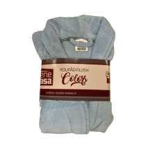 Roupão Plush Colors com Bolso Gola Xale