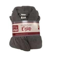 Roupão Plush Colors com Bolso Gola Xale