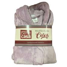 Roupão Plush Colors com Bolso Gola Xale