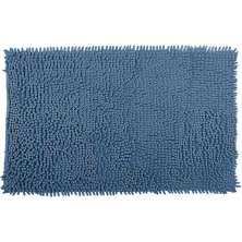 Tapete Popcorn Antiderrapante 50x70cm Azul