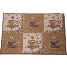 Tapete de Cozinha Colori Antiderrapante 40x60cm Coffe