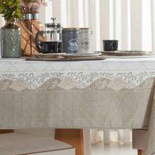 Toalha de Mesa Facile Repelente à Água 140x250cm Ornament