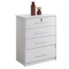 Cômoda 4 Gavetas Veneza Plus Benetil Branco