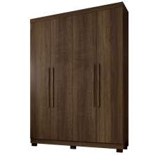 Guarda Roupa 4 Portas New Master Benetil Imbuia